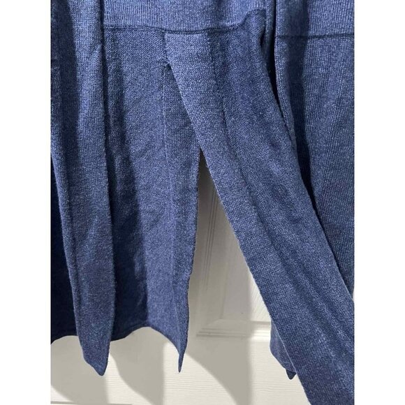 Talbots Petite Blue Cotton Blend  Open Front Knit Cardigan Sweater Petite 2X - Picture 8 of 9